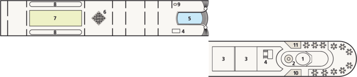 Ship Interior & Deck Plans on A-ROSA LUNA